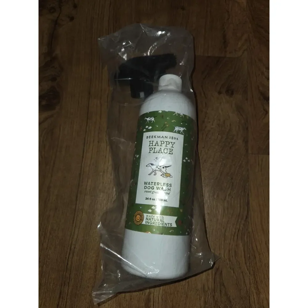 Beekman 1802 Happy Place Waterless Dog Wash - Green